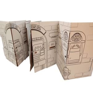 Easy Playhouse, Police and Fire Station - Kids Art and Crafts